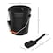 Hastings Home Ash Bucket with Lid- 4.75 Gallon 862797RNZ - alternate 3